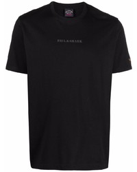 T-shirt girocollo nera di Paul & Shark