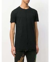 T-shirt girocollo nera di Damir Doma