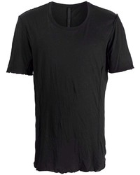 T-shirt girocollo nera di Poème Bohémien