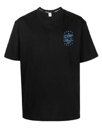T-shirt girocollo nera di Reebok