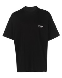 T-shirt girocollo nera di Represent