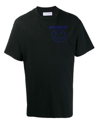 T-shirt girocollo nera di Riccardo Comi