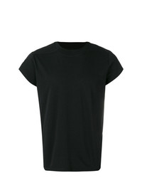 T-shirt girocollo nera di Rick Owens DRKSHDW
