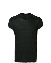 T-shirt girocollo nera di Rick Owens DRKSHDW