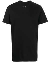 T-shirt girocollo nera di Rick Owens