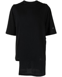 T-shirt girocollo nera di Rick Owens X Champion