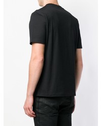 T-shirt girocollo nera di Versus