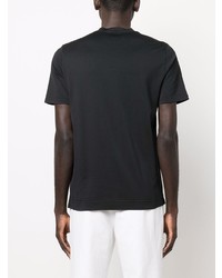 T-shirt girocollo nera di Fedeli