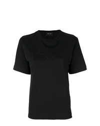 T-shirt girocollo nera di Simone Rocha