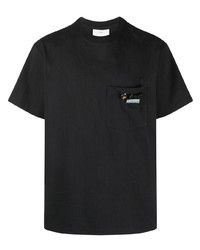 T-shirt girocollo nera di Song For The Mute