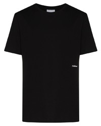 T-shirt girocollo nera di Soulland