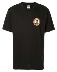T-shirt girocollo nera di Supreme