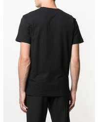 T-shirt girocollo nera di Kent & Curwen