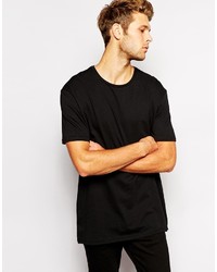 T-shirt girocollo nera