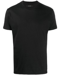 T-shirt girocollo nera di Tagliatore