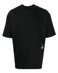 T-shirt girocollo nera di Ten C