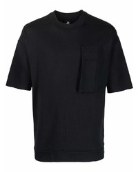 T-shirt girocollo nera di Thom Krom