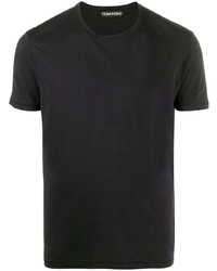 T-shirt girocollo nera di Tom Ford