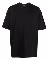 T-shirt girocollo nera di Tom Wood