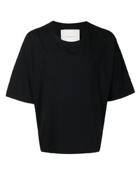 T-shirt girocollo nera di Toogood