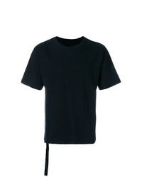 T-shirt girocollo nera di Unravel Project
