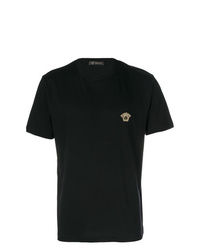 T-shirt girocollo nera di Versace
