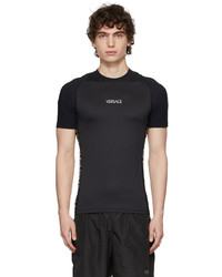 T-shirt girocollo nera di Versace Underwear