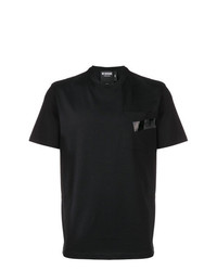 T-shirt girocollo nera di Versus