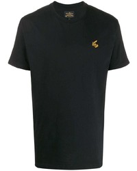T-shirt girocollo nera di Vivienne Westwood Anglomania