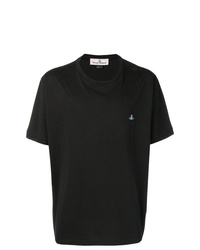 T-shirt girocollo nera di Vivienne Westwood