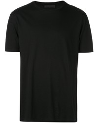 T-shirt girocollo nera di WARDROBE.NYC