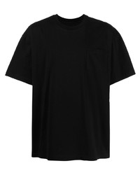T-shirt girocollo nera di Winnie NY