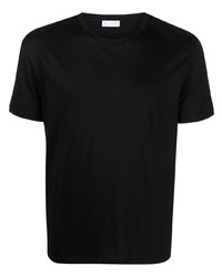 T-shirt girocollo nera di Xacus