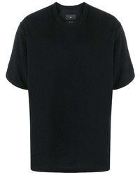 T-shirt girocollo nera di Y-3