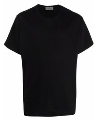 T-shirt girocollo nera di Yohji Yamamoto
