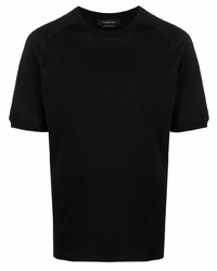 T-shirt girocollo nera di Zegna