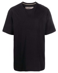 T-shirt girocollo nera di Ziggy Chen
