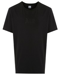 T-shirt girocollo nera di Àlg