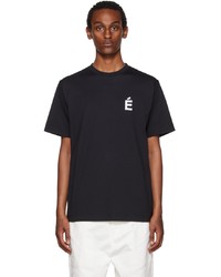 T-shirt girocollo nera di Études