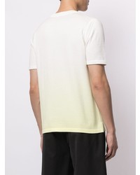 T-shirt girocollo ombre bianca di D'urban