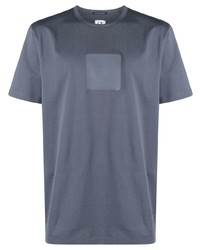 T-shirt girocollo ombre blu di C.P. Company
