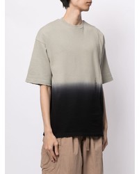 T-shirt girocollo ombre grigia di Izzue