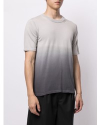 T-shirt girocollo ombre grigia di D'urban