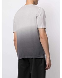 T-shirt girocollo ombre grigia di D'urban