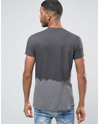 T-shirt girocollo ombre grigia di Pull&Bear