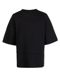 T-shirt girocollo patchwork nera di Simone Rocha