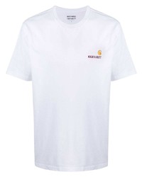 T-shirt girocollo ricamata bianca di Carhartt WIP