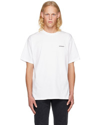T-shirt girocollo ricamata bianca di CARHARTT WORK IN PROGRESS