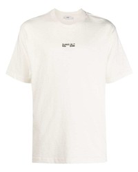 T-shirt girocollo ricamata bianca di Closed