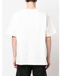 T-shirt girocollo ricamata bianca di Nike
